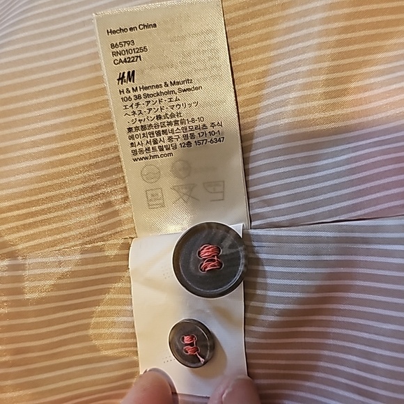 NWOT Light Pink H&M blazer - Picture 5 of 6